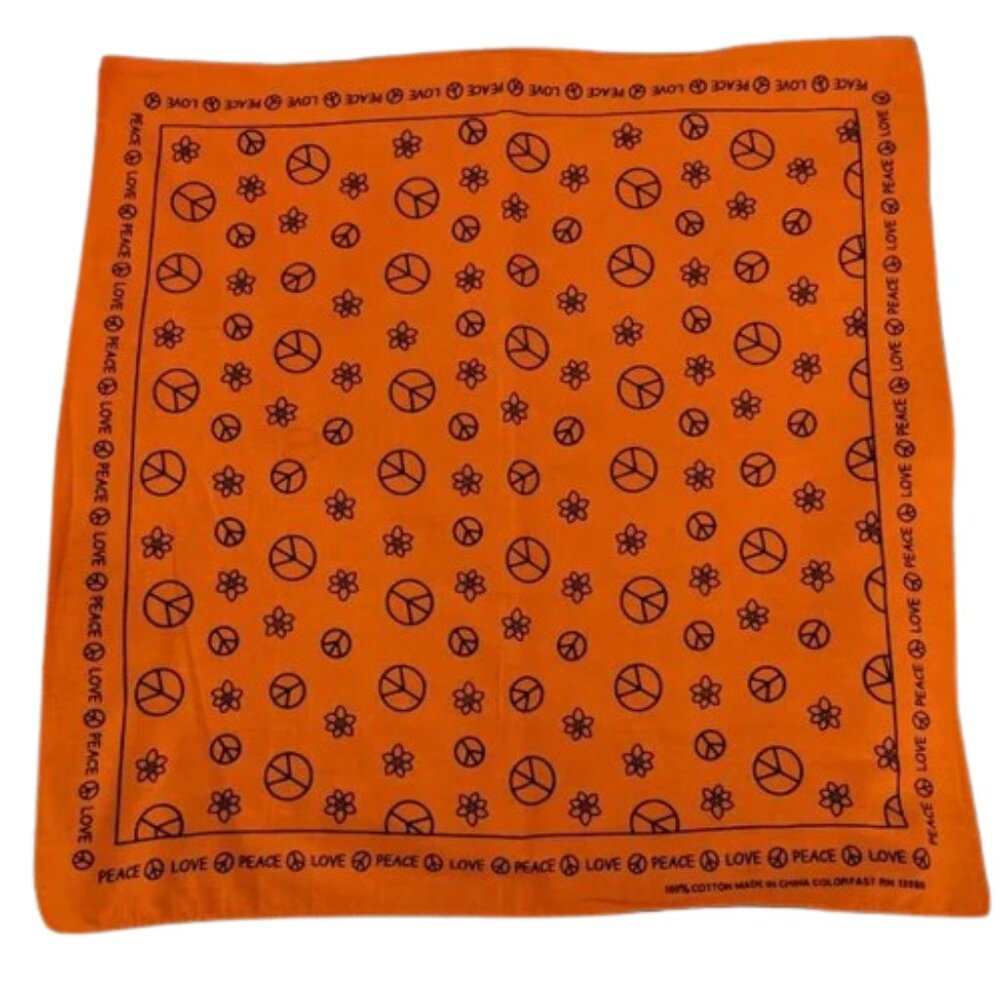Peace Love Bandana